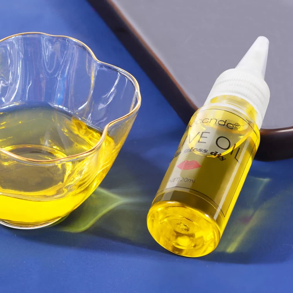 20ml Moisturizing Lip Gloss Olive Oil Lip Base Lip Balm Improve Lip Lines Repair Lip Chapped Essential Oil for Lip Gloss DIY