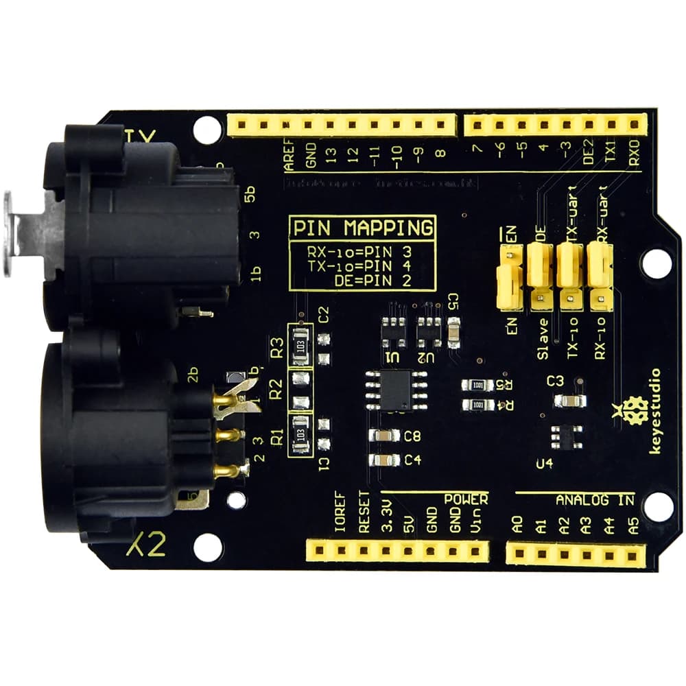 Keyestudio  DMX (RDM)Shield for Arduino UNO / Control Speakers&Light &Smoke Machine
