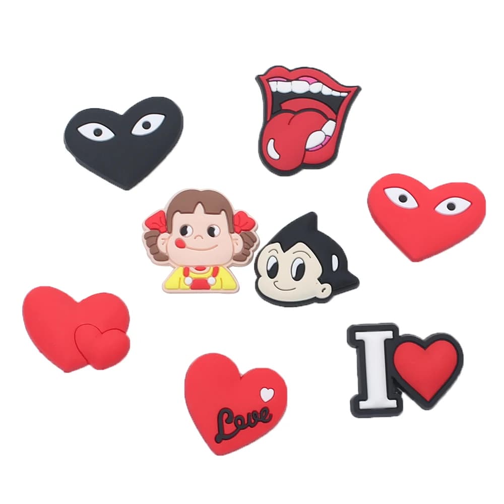 New product 1pc shoe decoration shoe charms/shoe accessories for clogs kids school gift fit wristband