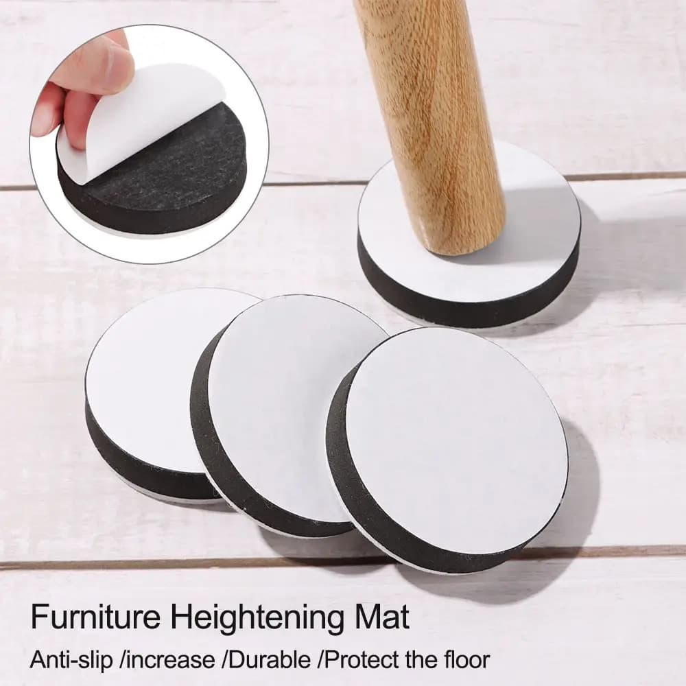 Floor Protectors Anti-slip Mat Sofa Level Feet Furniture Leg Heightening Chair Fittings Table Foot Pads Height Control