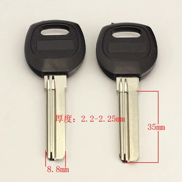 B062 Right Groove 35mm Length House Door Blank Empty Key Wholesale 50 pieces/lot