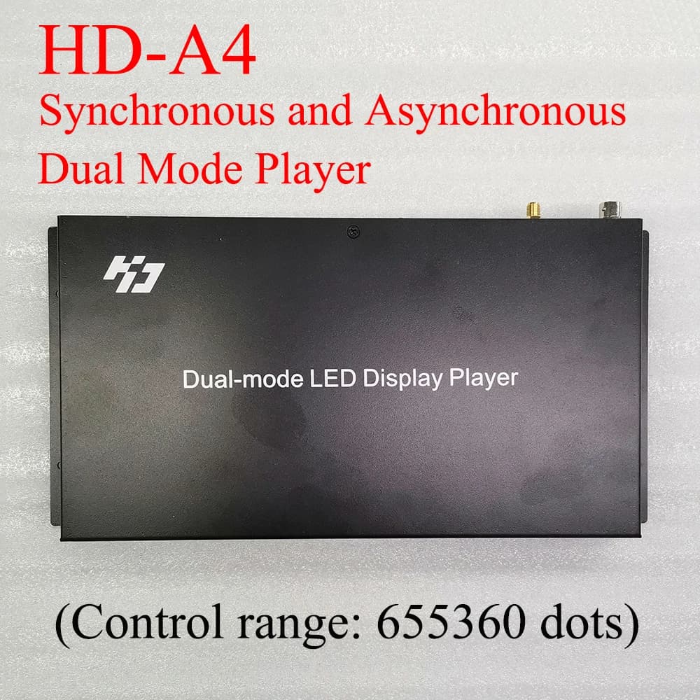 HD-A4 Synchronous And Asynchronous Dual-Mode Player Full-Color LED Display LED Matrix Panel LED Stage Rental Screen Controller