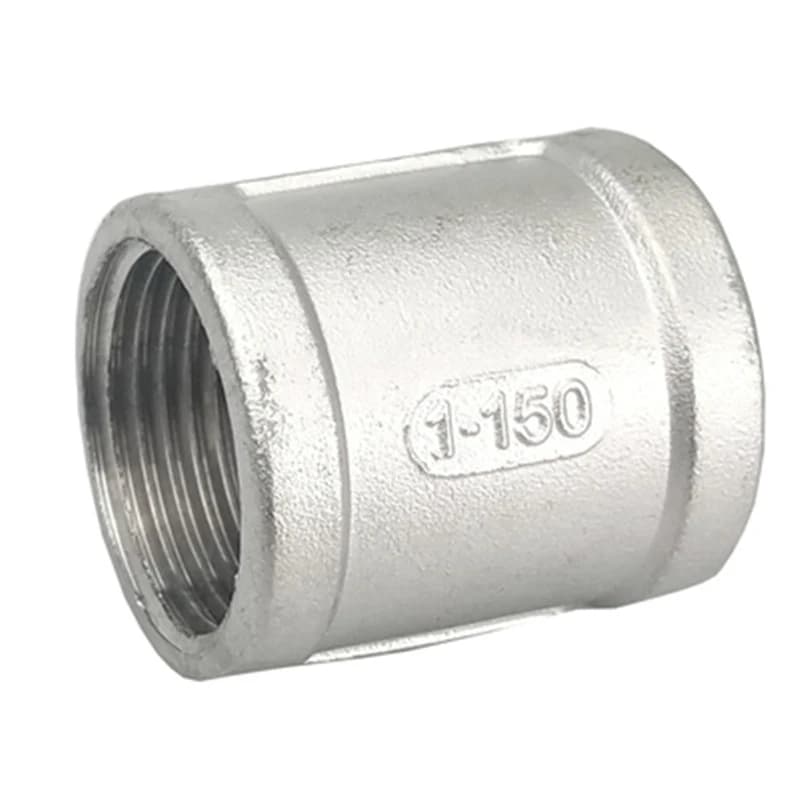 Water Connection 1/8" 1/4" 3/8" 1/2" 3/4" 1-1/4" 1-1/2" Female Threaded Coupling F/F Stainless Steel SS304 Couple Pipe Fittings