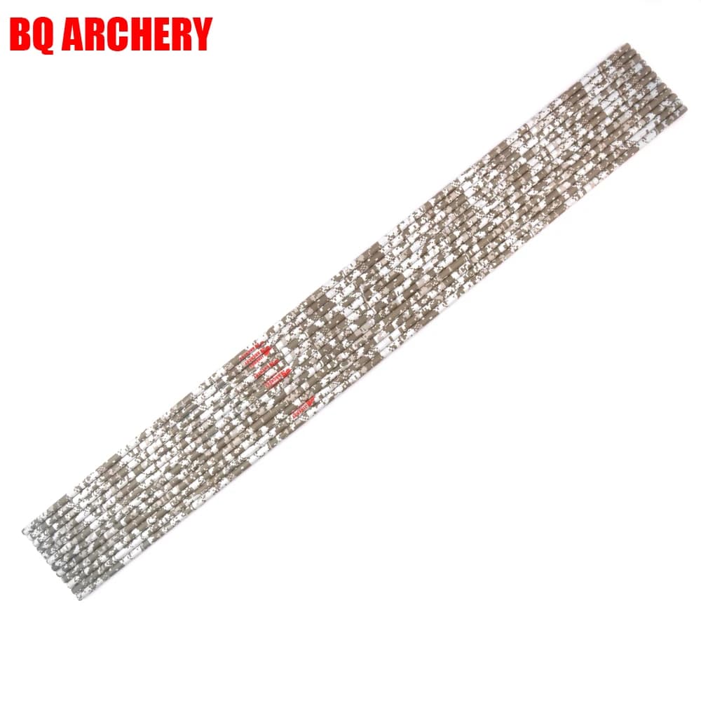 Linkboy-Pure Carbon Archery Arrows Shaft, 30 ", ID6.2mm, SP400 for Traditional Compound Bow Hunting, Outdoor Sport, 12Pcs