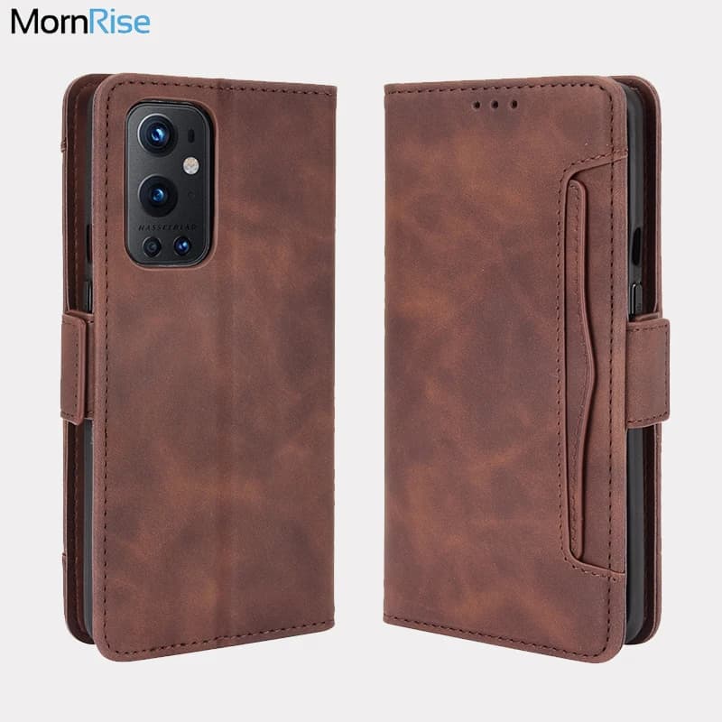Wallet Cases For Oneplus 9 Pro Case Magnetic Closure Book Flip Cover For One Plus 9 Leather Card Holder Mobile Phone Bags