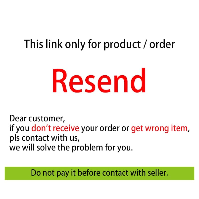 UniPlus Resend Link for whom didn't receive order or get wrong product. Pls don't pay it before contact with seller.