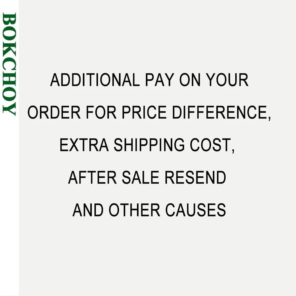 Additional Pay On Your Order For Price Difference, Extra Shipping Cost, After Sale Resend And Other Causes