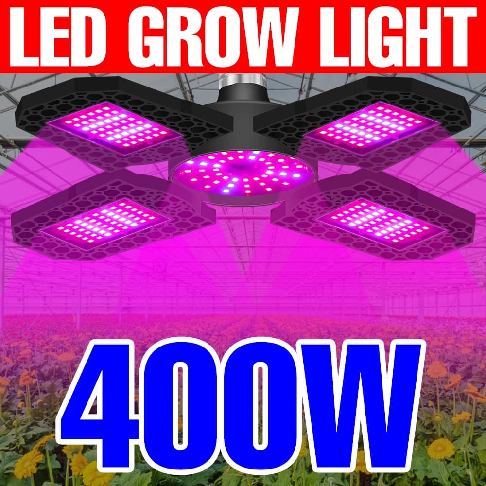 Phyto Lamp LED Plant Seeds 220V Grow Light E27 Full Spectrum Hydroponics Lampara LED Panel Bombilla 110V Grow Tent Bulb 300 400W
