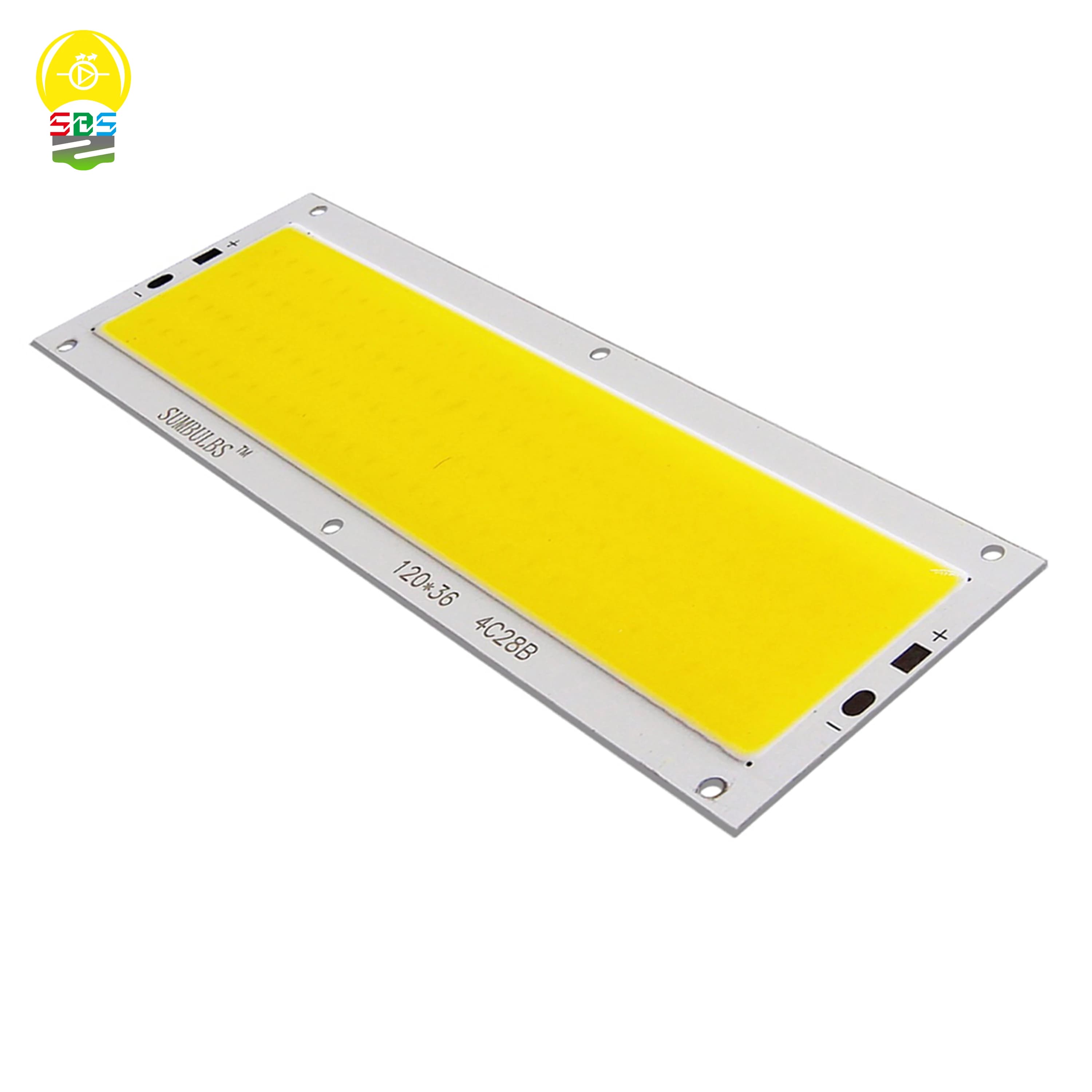 SUMBULBS 16W 1600LM COB LED Strip 120x36mm DC 12V Input DIY for Car Lights Work Lamps Home Bulbs Bar COB Chips
