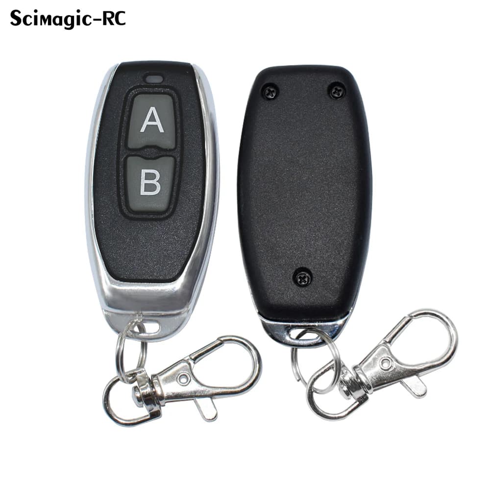 2 Buttons Garage Door Remote Control 433MHz 433.92 MHz Clone Fixed Code Transmitter 433 Gate KeyFob Hand Transmitter