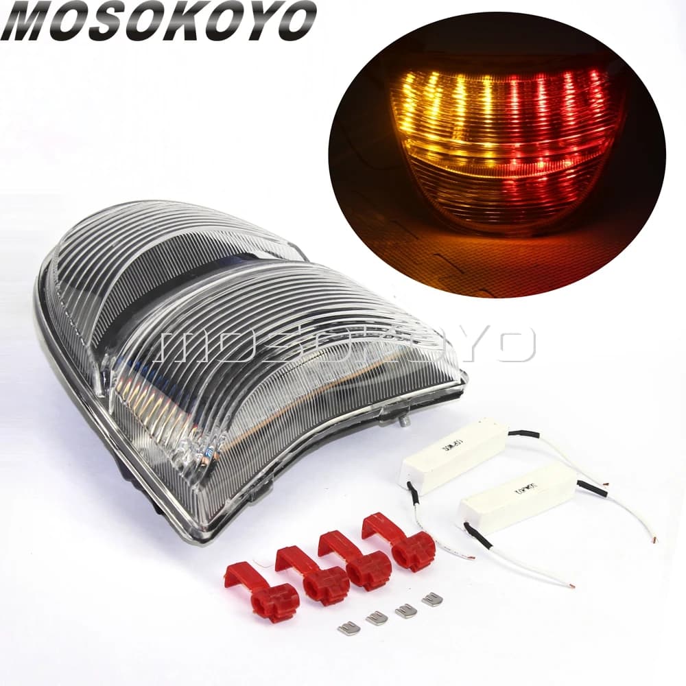 Motorcycle Integrated LED Stop Taillight For Honda CBR954RR CBR 954RR 954 RR  2002-2003 Rear Brake Light w/ Signal Tail Lamp