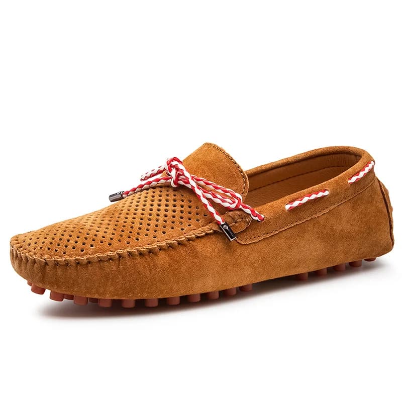 Large Plus Size 38-47 Summer Men Shoes Casual Luxury Flats Suede Leather Mens Loafers Moccasins Breathable Slip On Boat Shoes