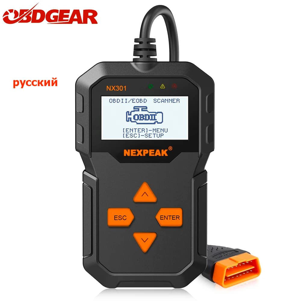 NX301 OBDII Universal Auto Car Diagnostic Tool Scannner Code Reader Diagnostic Scanner Tool OBD2 Tool Better than ELM327 AD310