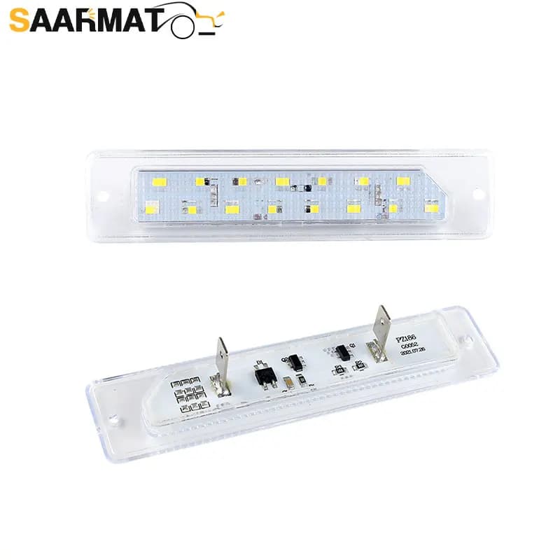 2Pcs Canbus Car LED Number License Plate Light Lamps for Peugeot Manager Boxer Bus(230) For Citroen Relay Jumper Fiat Ducato Bus