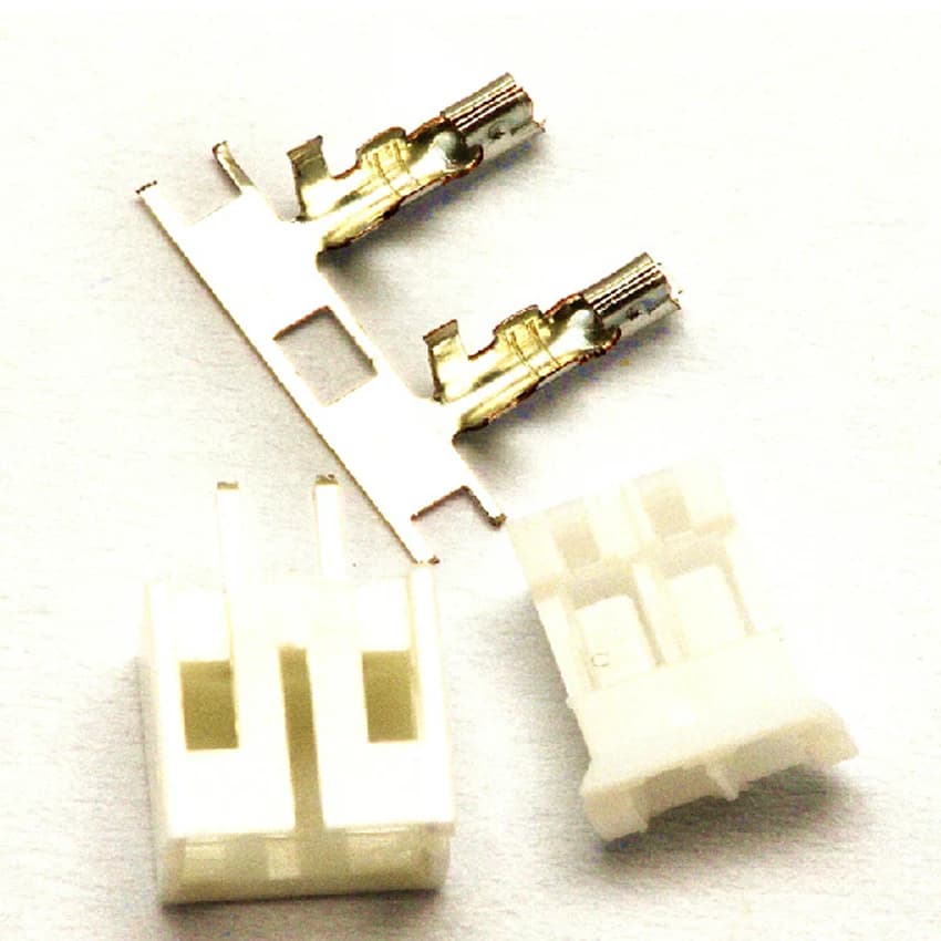 100Set/Lot PH2.0  2.0mm 2Pin 2P 180degree Straight needle Male Pin Header + Terminal + Female Housing Connector
