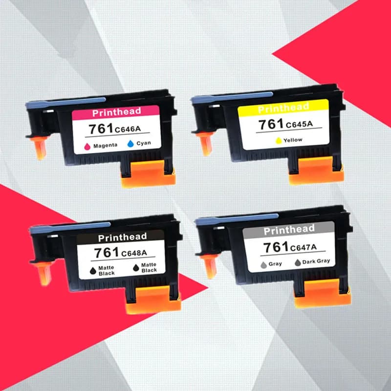 For HP 761 DesignJet Printhead CH645A CH646A CH647A CH648A Print Head For HP Designjet T7100 T7200 Printer ( Y C/M GY/DGY MBK )