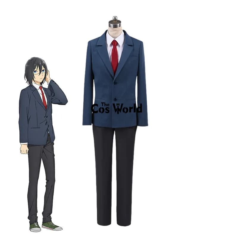 Horimiya Hori-san and Miyamura-kun Miyamura Izumi DK School Uniform Outfits Anime Customize Cosplay Costumes