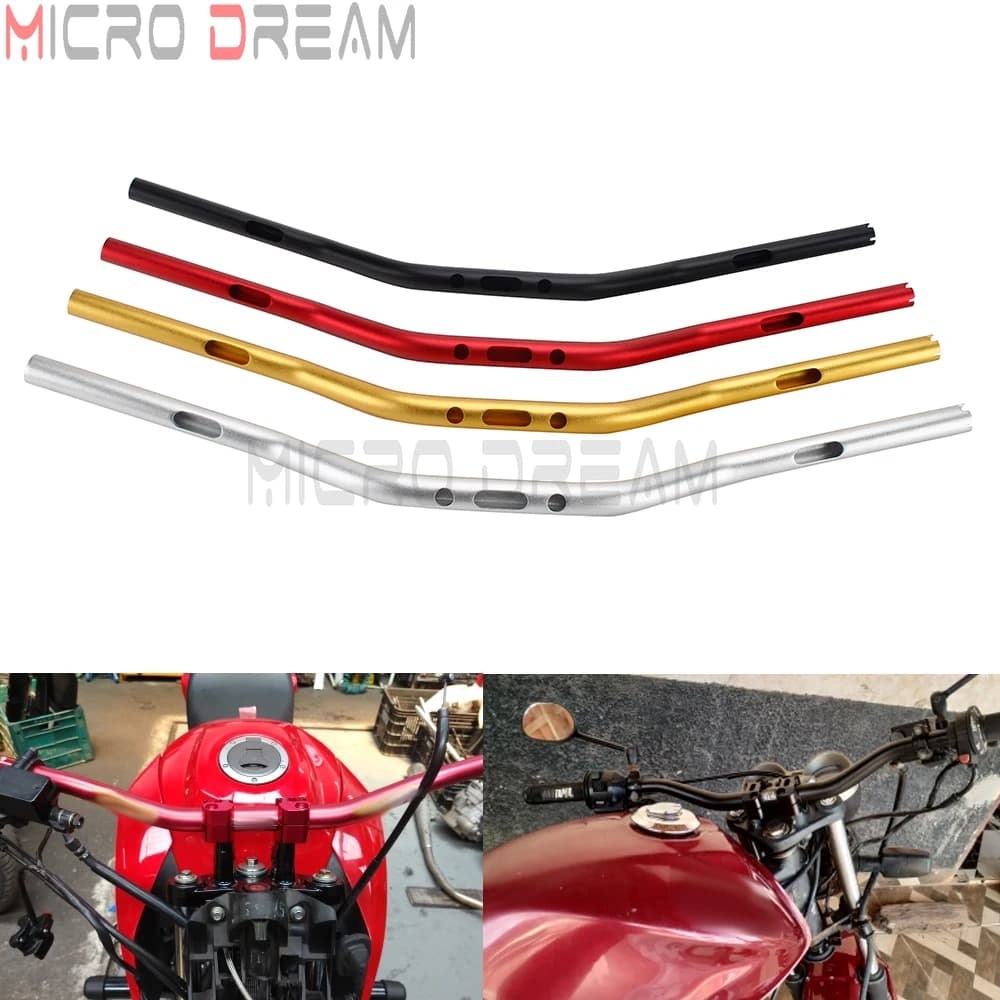 Handlebar For Harley Dyna Street Bob Softail Sportster 883 48 72 Bar 1-1/8" Handle bar Motorcycle CNC 28.5mm Adapter Cafe Racer