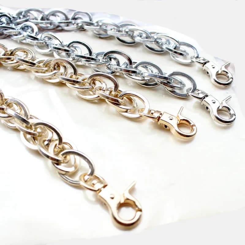 30cm Replacement Bag Chain Metal Chain Handle Bag Handbag Antique Bronze Silver golden DIY Bag Strap Accessories Bag Hardware