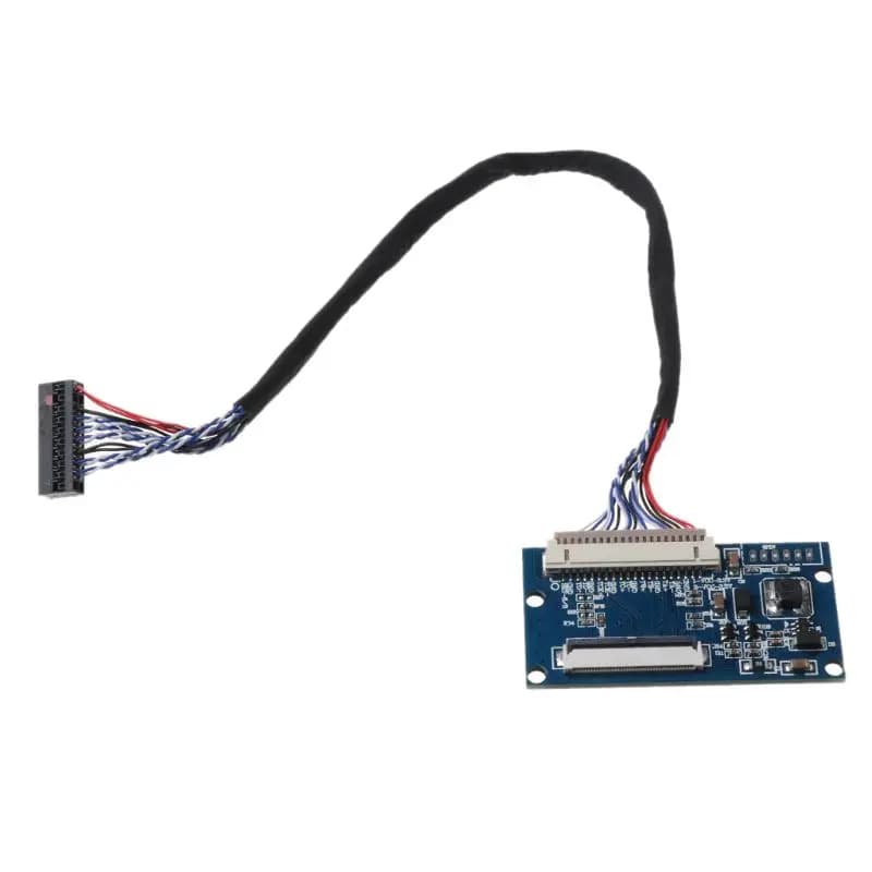 1Set LVDS 20 to 40Pin TTL Signal LCD Converter Board for 7-10.1" LCD Panel Cable 667C