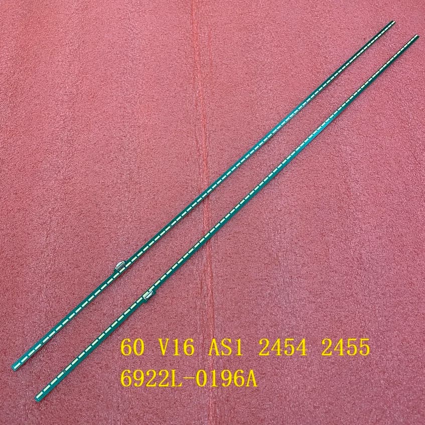 2pcs/set led backlight strip for TV 60UH8509 60UH8507 60UH850V 6922L-0196A 60UH8500 60UH850T 6916L-2455A 2454A LC600EQF DJ F1
