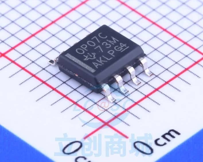 1 PCS/LOTE OP07C OP07 OP07CDR SOP-Amplificadores Operacionais-Op Amps 8 Offset B