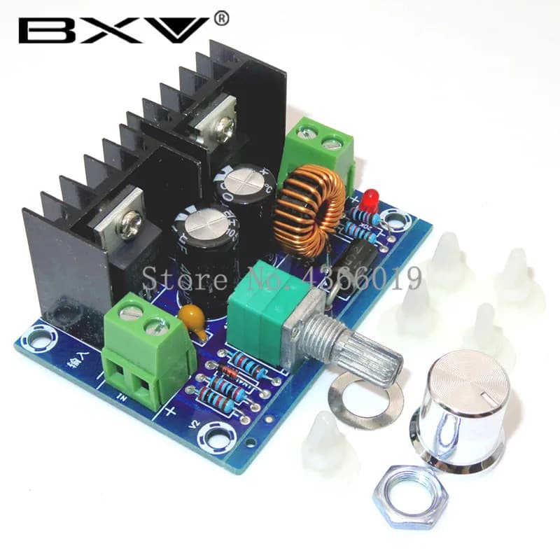 XH-M401 DC-DC Step Down Buck Converter Power Supply Module XL4016E1 PWM Adjustable 4-40V To 1.25-36V Voltage Regulator 8A 200W