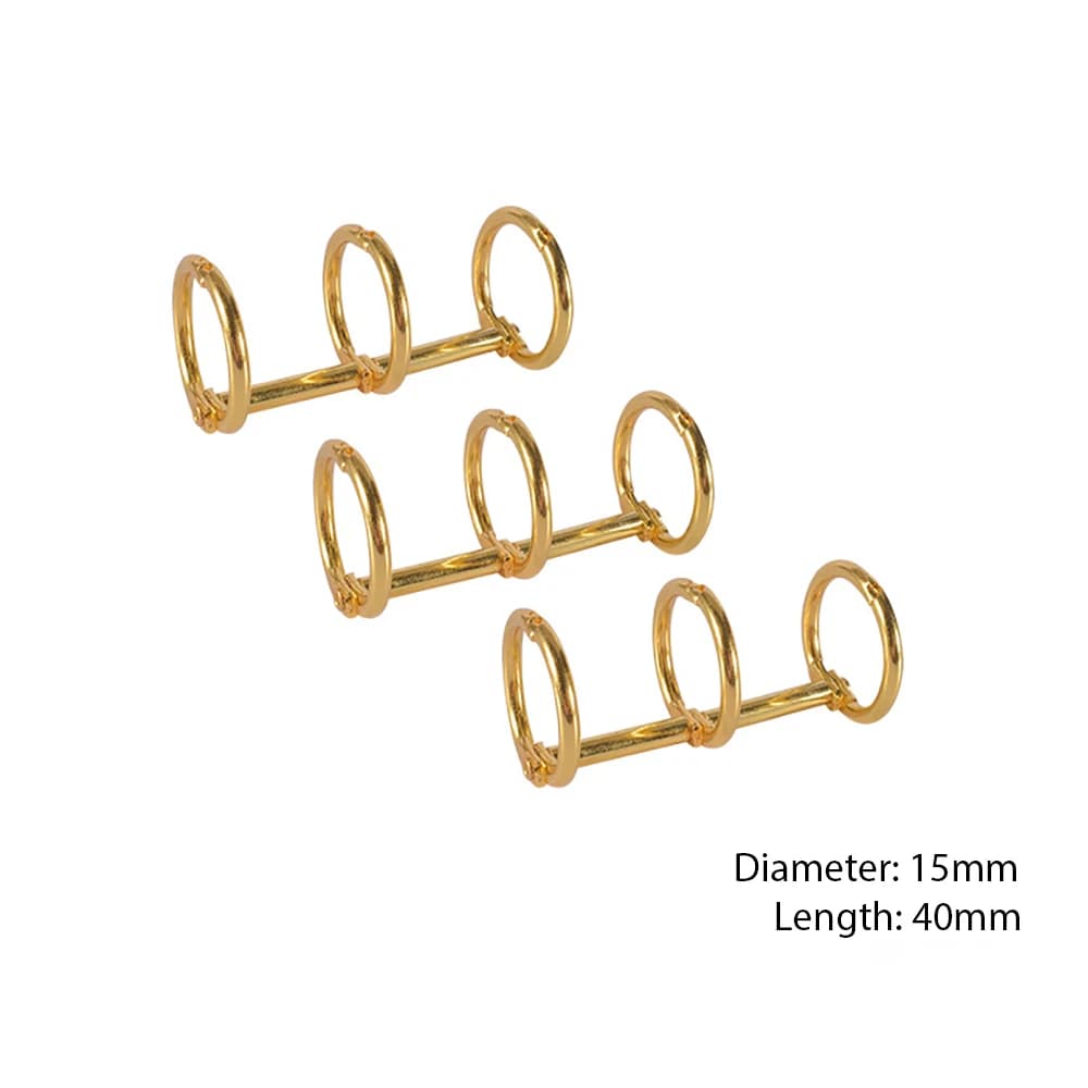 3/10PCS Notebook Card Ring Calendar Card Ring for DIY Crystal Epoxy Resin Casting Mold Jewelry Accessories