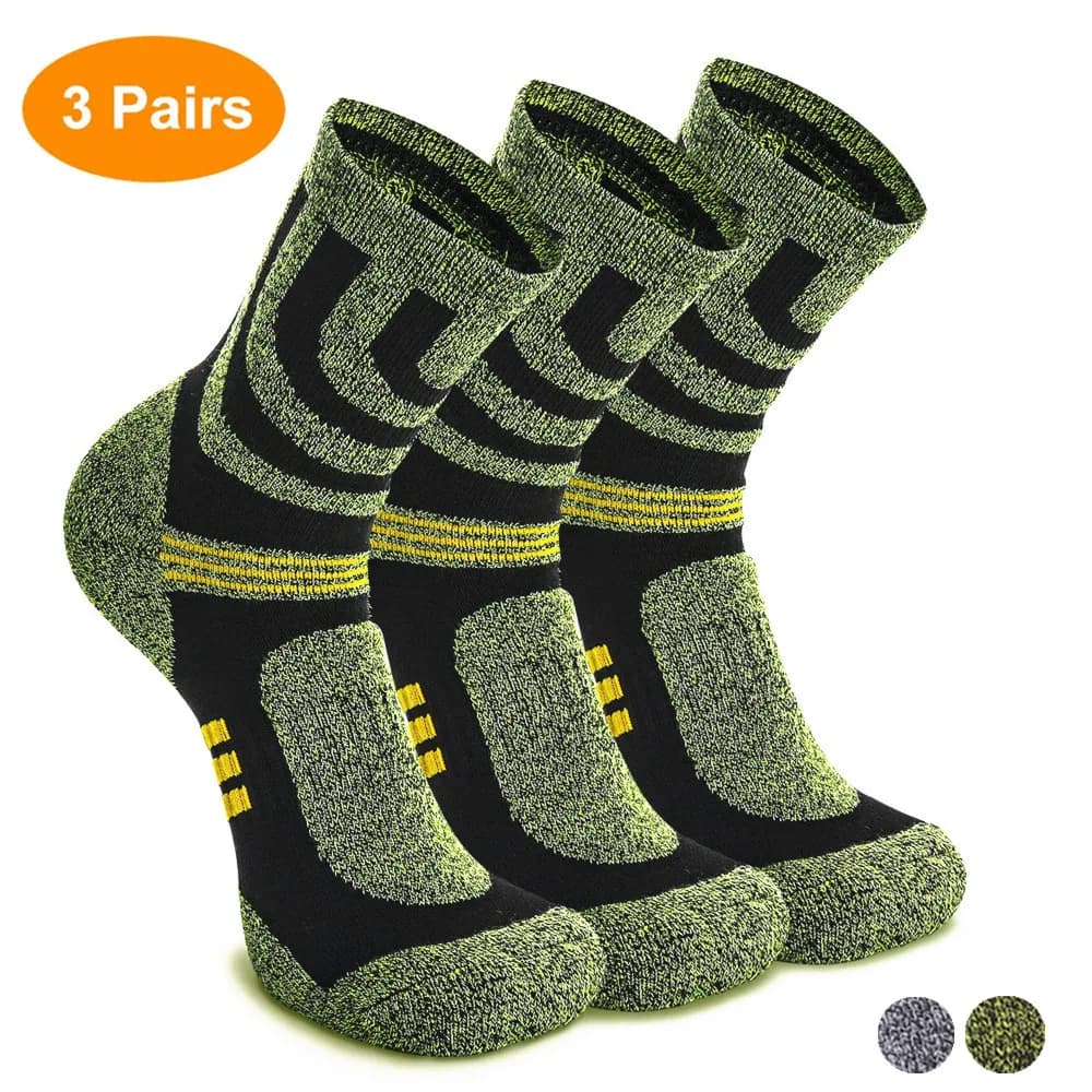 2/3/4/5 Paris  Men Anti Blister Winter Terry Socks Outdoor Sports Running Cycling Camping Trekking Rugby Socks