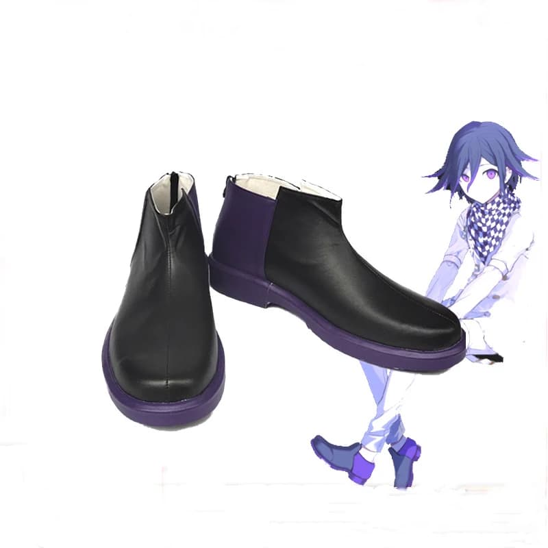 Danganronpa Kokichi Oma Shoes Cosplay Danganronpa V3 Killing Harmony Kokichi Oma Cosplay Boots Shoes Custom Made