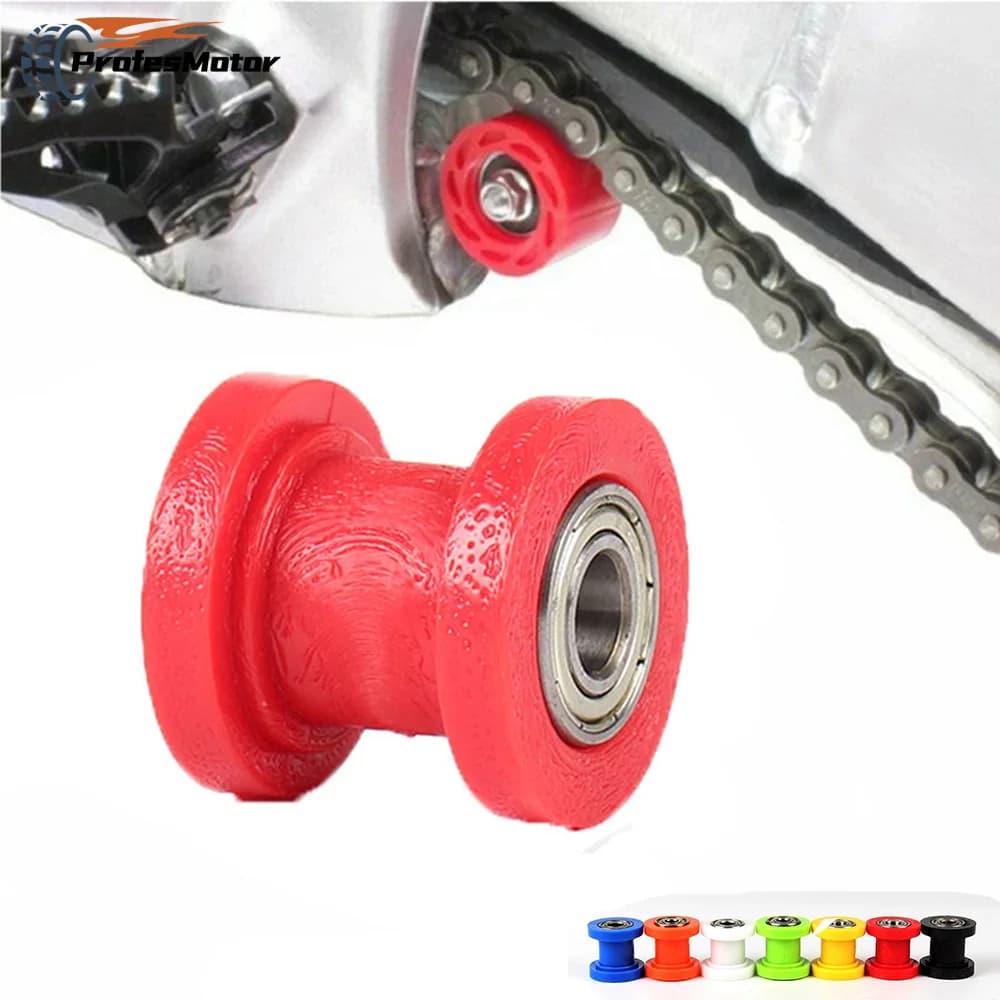 Motorcycle Chain Tensioner Motocross Wheel Guide Drive Roller Pulley 8 10mm ATV Mini Moto Accessories Enduro Dirt Pitbike Parts