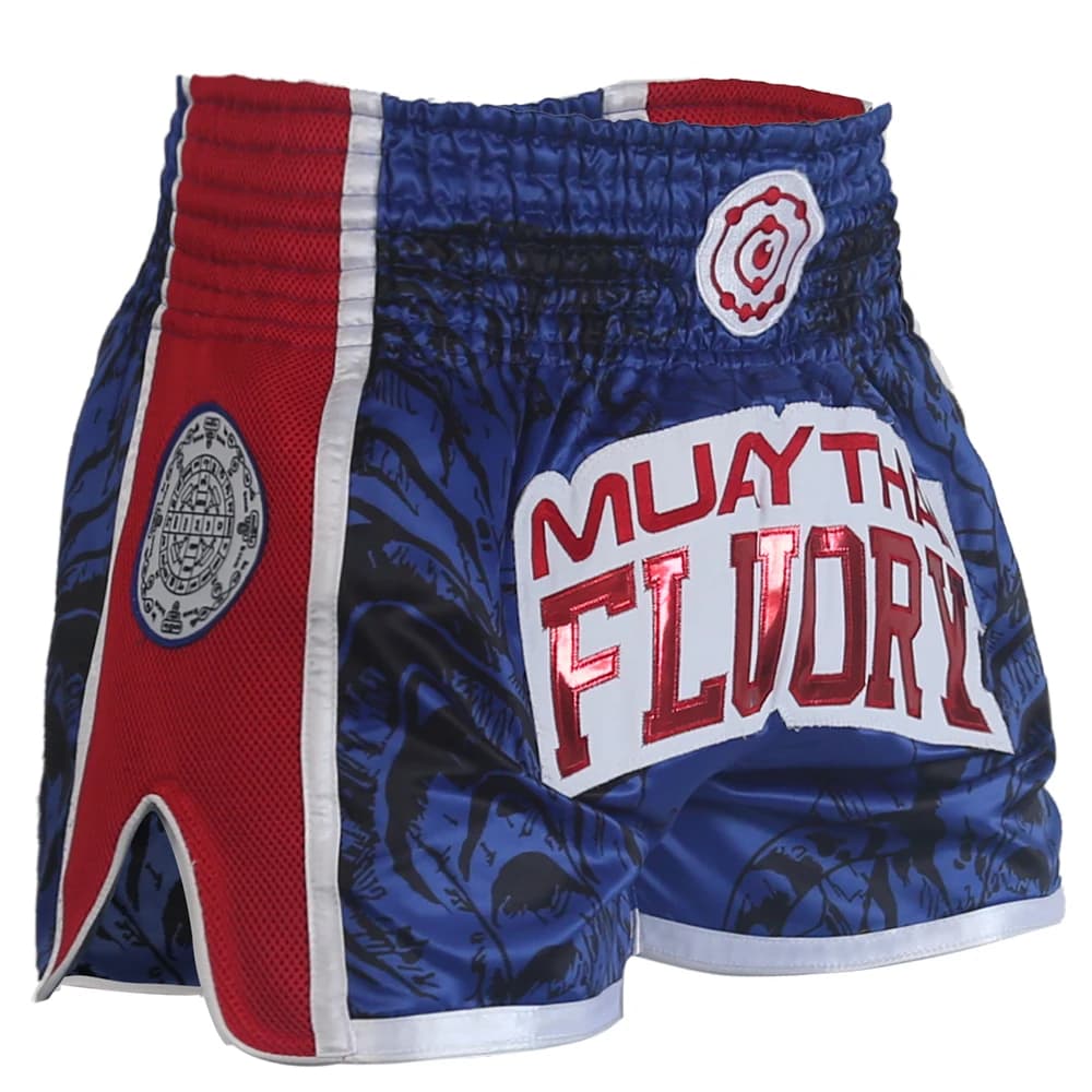 FLUORY Muay Thai Shorts Free  Combat Mixed Martial Arts Boxing Training Match Pants