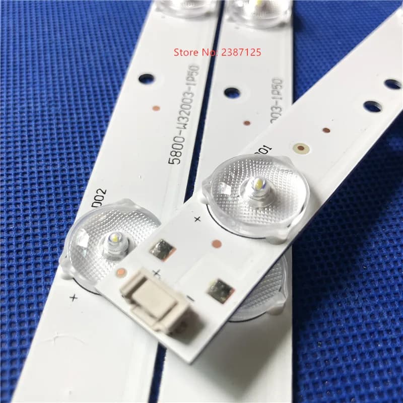 30PCS WONJO-3VLED Strip 8 Lamp for 5800-W32003-1P50 3P50 32E301C 32E306C 32E310C 32E510C 32E380S 32E608S 32E680S Dl3271(b) W