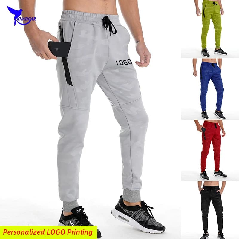 2021 Autumn Gym Fitness Sports Trousers Men Camo Running Sweatpants Cotton Track Pants Workout Training Bottoms Personalize