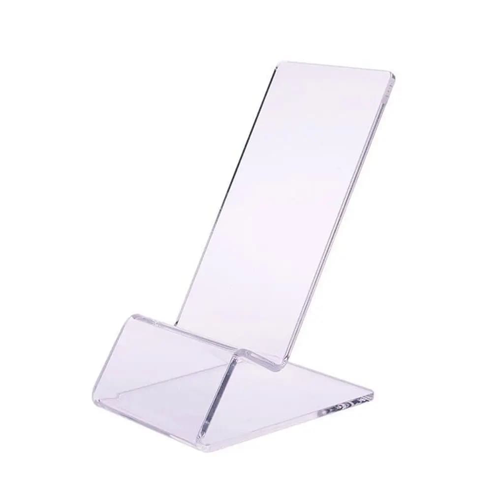 Clear Acrylic Phone Mount Holder Mini Portable Display Stand Rack Stand for Cell Phone Display