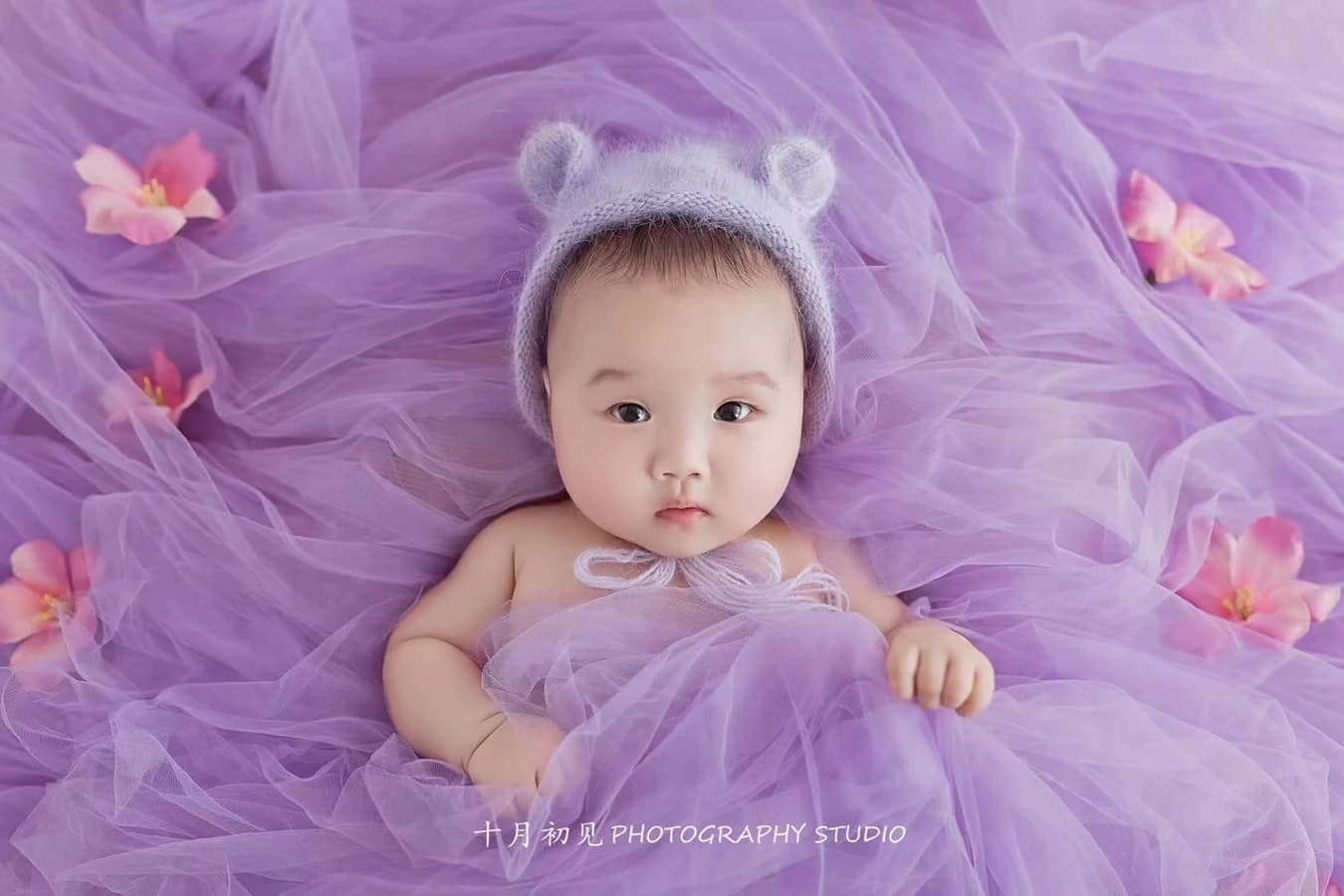 Newborn Photography Props Mesh Backdrop Tulle Posing Fabric Baby Blanket Photo Layering Blanket Newborn Fotografia Background