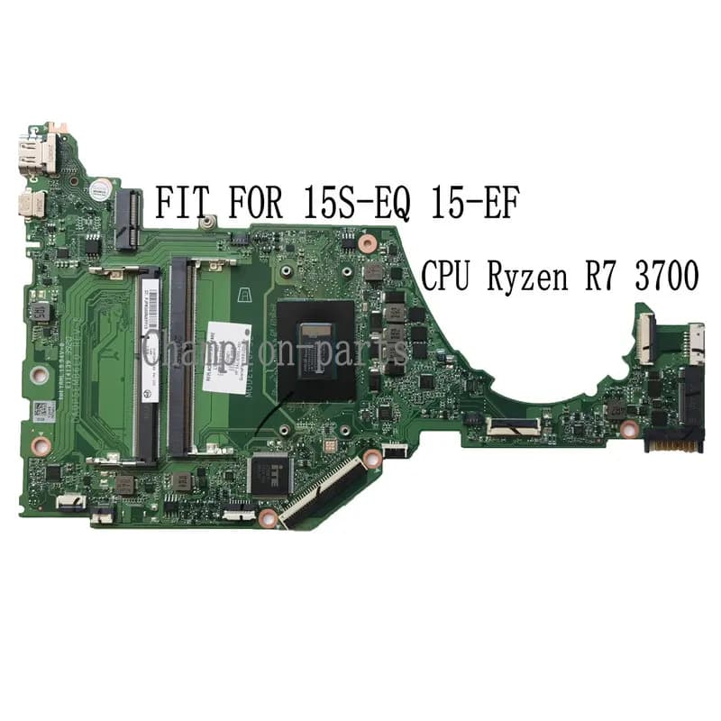 MLLSE AVAILABLE DA0P5EMB6E0 REV : E  FOR HP 15-EF 15S-EQ LAPTOP MOTHERBOARD CPU YM3700 Ryzen7 3700U +USB POWER BUTTON BOARD
