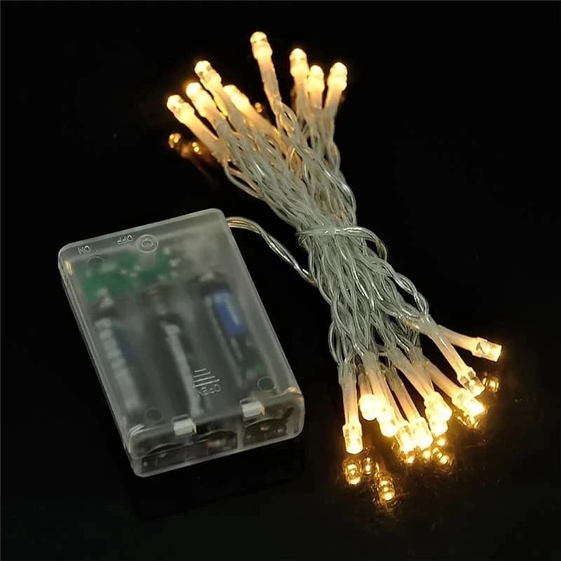 10/20/40/80/160 AA Battery Operated LED String Lights for Xmas Garland Party Wedding Decoration Christmas Flasher Fairy Lights