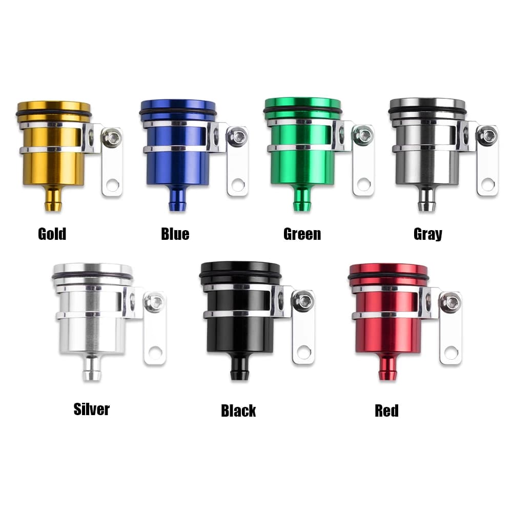 Aluminum Alloy Universal Motorcycle Brake Fluid Reservoir Motorbike Rear Clutch Tank Oil Fluid Cup for DUCATI YAMAHA SUZUKI