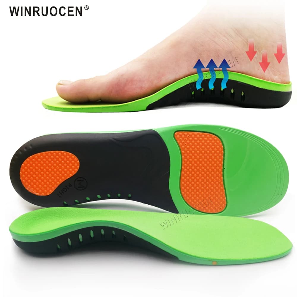 Orthotic Insole High Arch Support Insoles X/O Type Leg Flat Feet Orthopedic Women Men Orthopedic Foot Pain Unisex Dropshipping