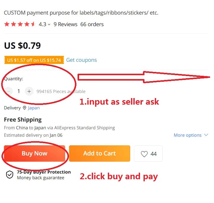 CUSTOM payment purpose for labels/tags/ribbons/stickers/ etc.