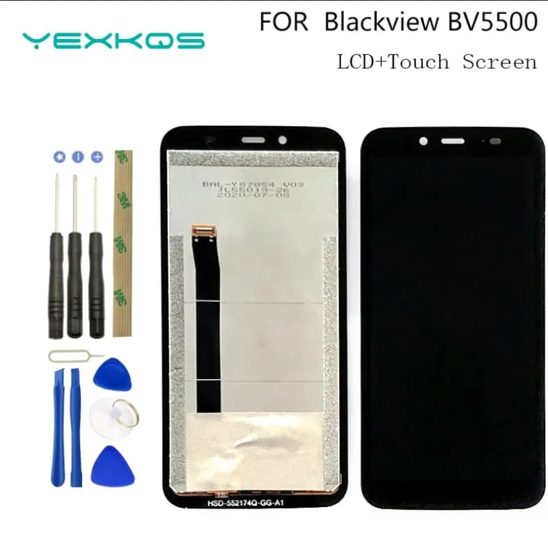 New Original 5.5 inch Touch Screen+1440x720 LCD Display Assembly Replacement For Blackview BV5500 / BV5500 Pro BV5500 Plus Phone