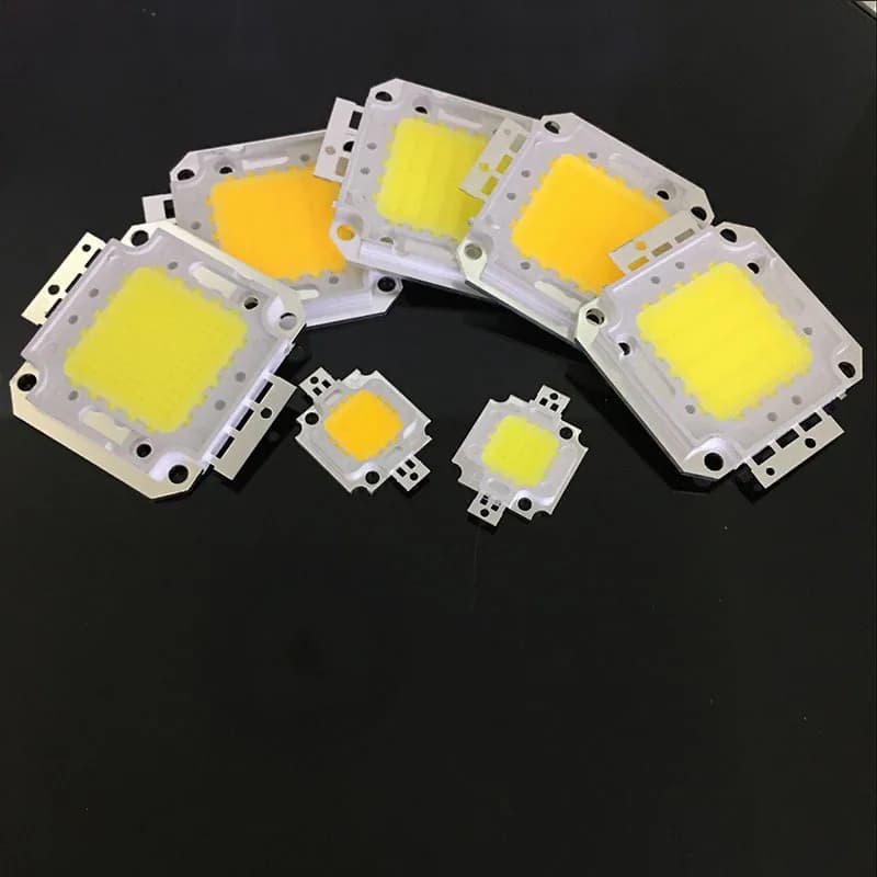 Square brackets 10-100W power integrated warm white lamp beads white natural white led integrated chip high brightness