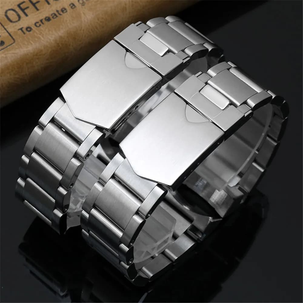 22mm Stainless Steel Watchband for Tudor Black Bay 79230 79730 Heritage Chrono Watch Strap Solid Metal Curved End Wrist Bracelet