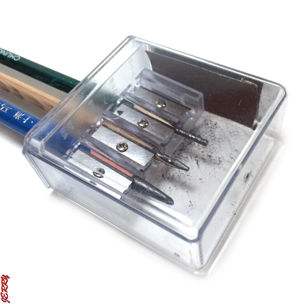 2/4 Holes Sharpener Multi-functional For Charcoal Pencil Sketch Pencils Drawing