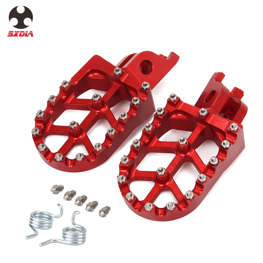 Footrest Footpegs Rests Pedals For Honda CR125 CR250 CRF150 CRF250 CRF300 CRF450 CRF1000 CRF1100L Kawasaki KX250F KX450F KLX450R