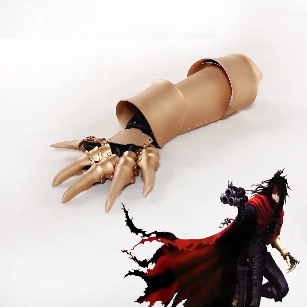 Final Fantasy VII Vincent Valentine Claw Gauntlet Hand Armour Cosplay Prop