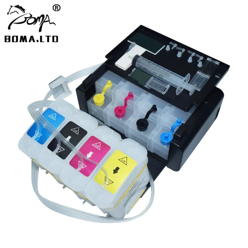 Continuous Ink Ciss System For HP10 82 For HP 500 800 815 Printer For HP 10 82 CISS With Cartridge Auto Reset ARC Chip