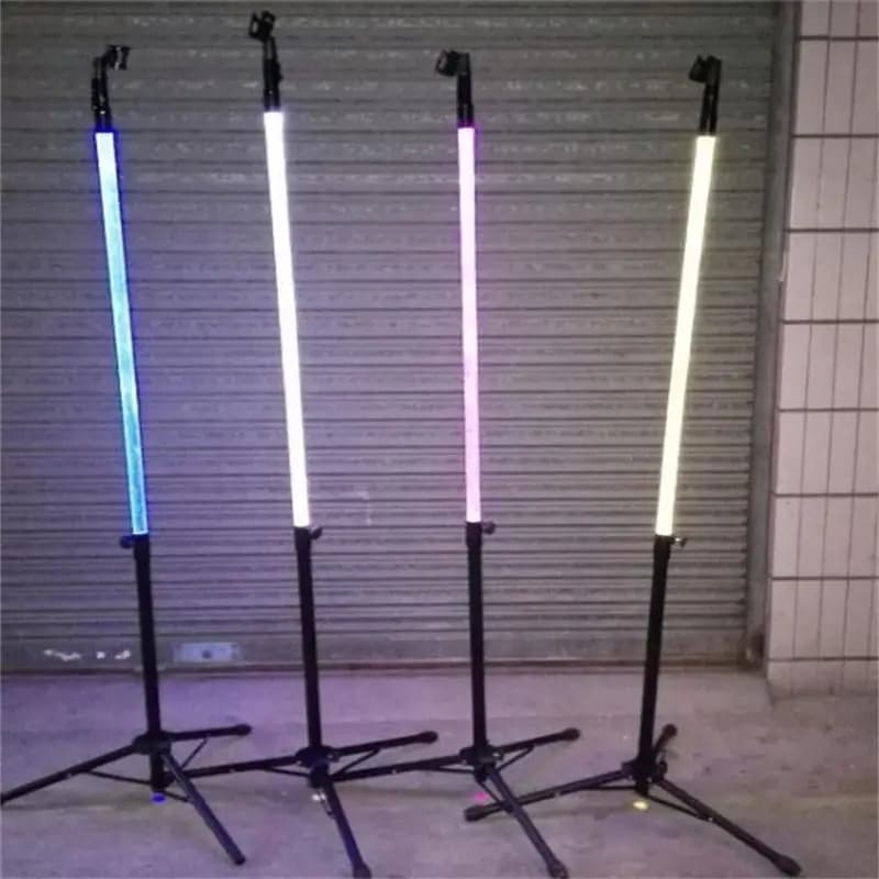 New design colorful glowing flashing LED microphone stand LED microphone base for singer