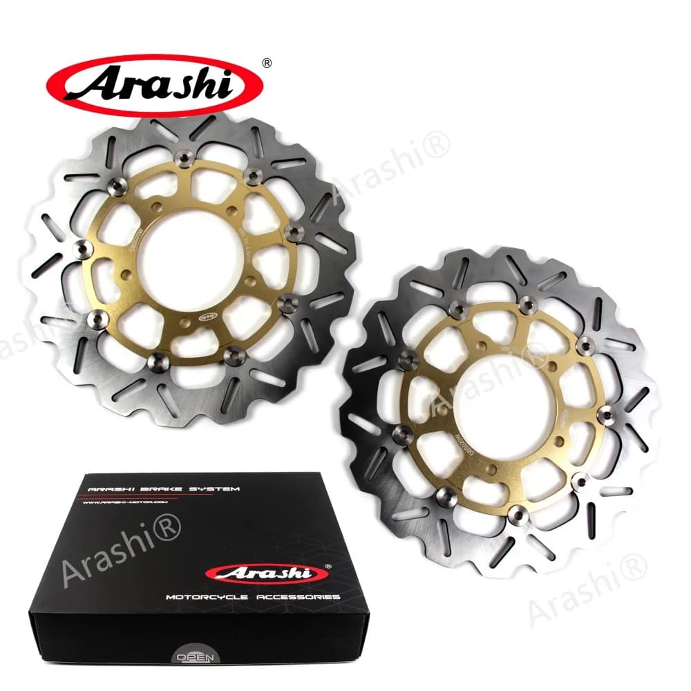 Arashi 1 Pair For SUZUKI GSXR1000 GSXR 1000 2005 2006 2007 2008 CNC Front Brake Disc Brake Rotors GSX1000R GSX-R GSXR 600 750